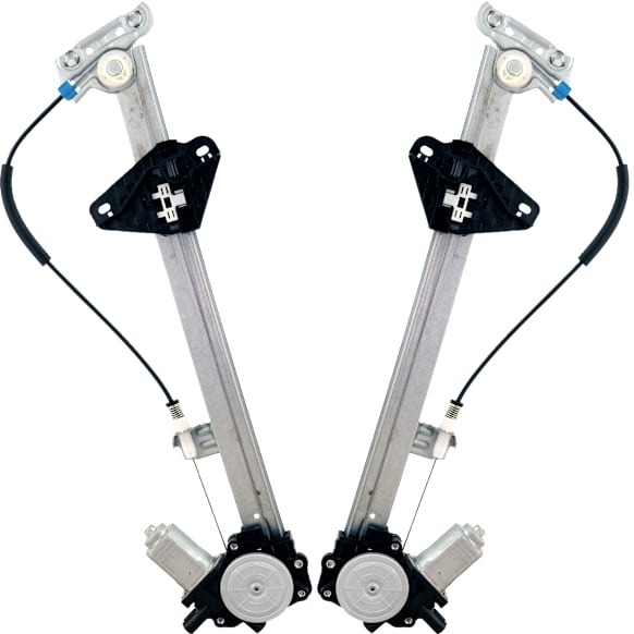 2010 Acura TSX - Front, Driver and Passenger Side Power Window Regulator, With Motor