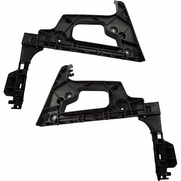 Rear, Driver and Passenger Side Bumper Brackets, Outer Guide