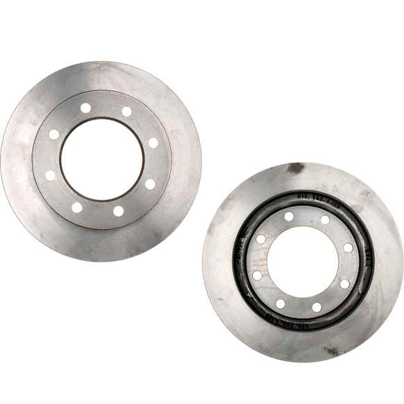 SET-RAY7023R-2 Front Brake Disc, Natural Finish, Plain Surface, Vented, 8 Lugs, 325.63 mm, R-Line Series