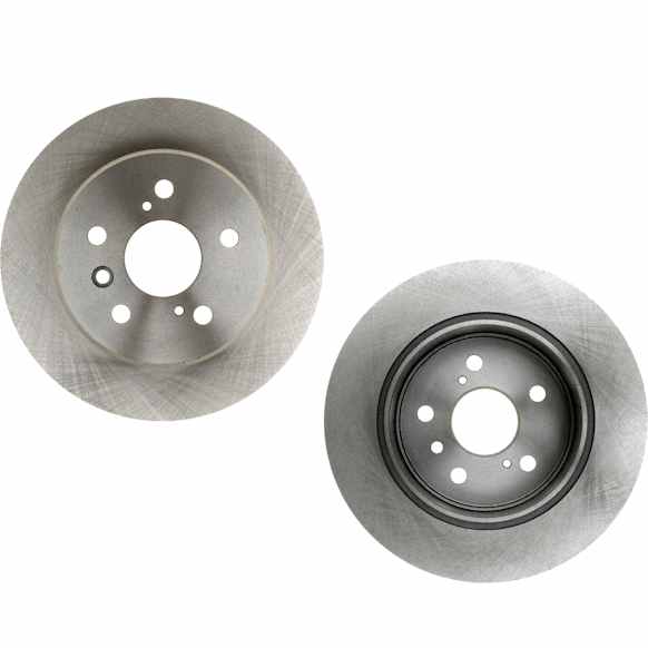 SET-RAY96503R-2 Rear Brake Disc, Plain Surface, Solid, 5 Lugs, 287.78 mm,, R-Line Series