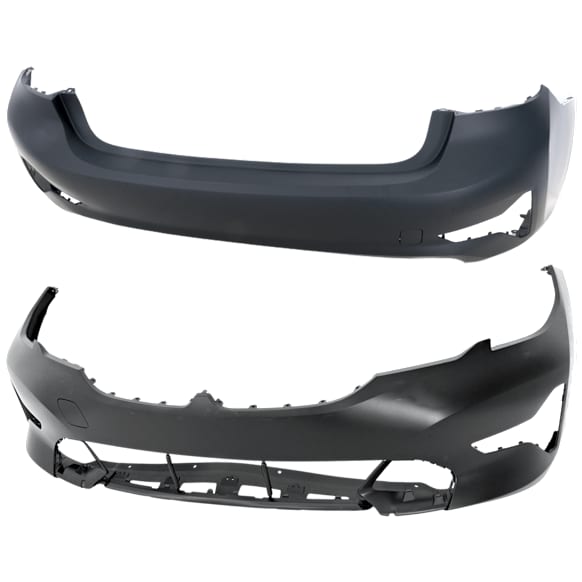 Front and Rear Primed Bumper Cover 2.0L, 4Cyl, CAPA Certified