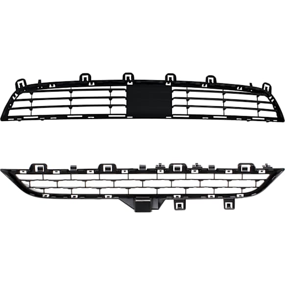 2014-2018 BMW X5 - Front, Center, Upper and Lower Bumper Grille, Primed