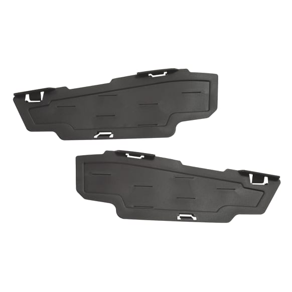 Driver and Passenger Side Bumper Grilles, Side Cover, Textured Black, Sedan, For Models With M Sport Package and Fog Lights