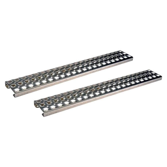 SET-RB1575504-2 Side Steps - Natural, Aluminum, Direct Fit, Set of 2