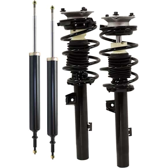 2007-2013 BMW 328i - Front, Driver and Passenger Side Shock and Fully Loaded Struts, RWD, Convertible/Coupe/Sedan, Base Model, without Sport Suspension