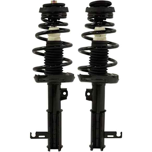 Front, Driver and Passenger Side Fully Loaded Struts, AWD, For Models without Performance Package, without Electronic Adjustable Suspension