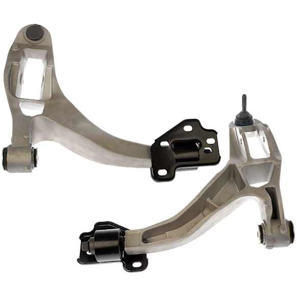 SET-RB520196 Front, Driver and Passenger Side, Lower Control Arm, With ball joint(s), Aluminum