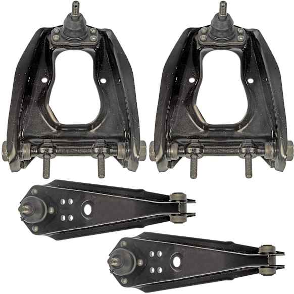 SET-RB520229-F Front, Driver and Passenger Side, Upper and Lower Control Arm, With ball joint(s), Steel, OE Solutions Series