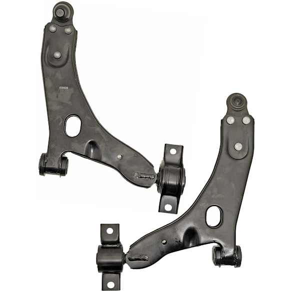 SET-RB520232 Front, Driver and Passenger Side, Lower Control Arm, With ball joint(s), Steel