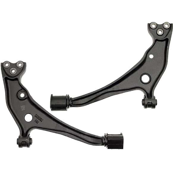 SET-RB520274 Front, Driver and Passenger Side, Lower Control Arm, Without ball joint(s), Iron