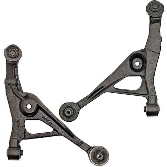 SET-RB520302 Front, Driver and Passenger Side, Lower Control Arm, With ball joint(s), Iron