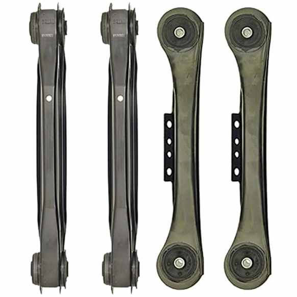 SET-RB520321 Rear, Driver or Passenger Side, Lower and Upper Control Arm, Without ball joint(s), Steel