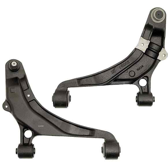 SET-RB520346 Front, Driver and Passenger Side, Lower Control Arm, With ball joint(s), Iron