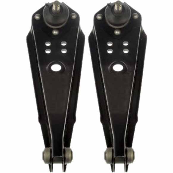 SET-RB520395-2 Front, Driver and Passenger Side, Lower Control Arm, With ball joint(s), Steel