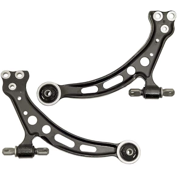 SET-RB520404 Front, Driver and Passenger Side, Lower Control Arm, Without ball joint(s), Iron