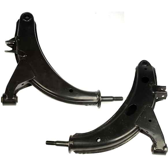 SET-RB520478 Front, Driver and Passenger Side, Lower Control Arm, Without ball joint(s), Steel