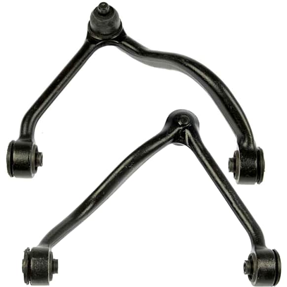 SET-RB520574 Front, Driver and Passenger Side, Upper Control Arm, With ball joint(s), Iron