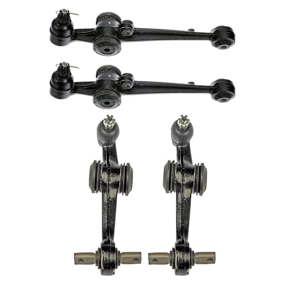 SET-RB520591 Rear, Driver and Passenger Side, Upper and Lower Control Arm, With ball joint(s)