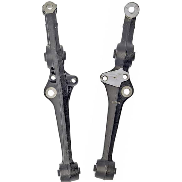 SET-RB520678 Front, Driver and Passenger Side, Lower Control Arm, Without ball joint(s), Iron