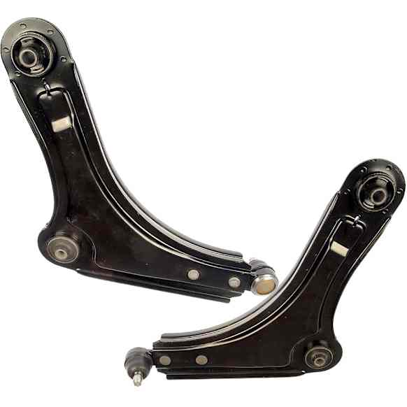 SET-RB520802 Front, Driver and Passenger Side, Lower Control Arm, With ball joint(s), Steel