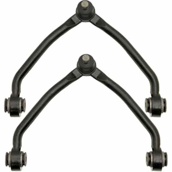 SET-RB520810-2 Front, Driver and Passenger Side, Upper Control Arm, With ball joint(s), Iron