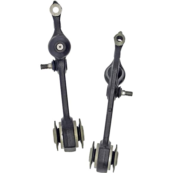 SET-RB520980 Front, Driver and Passenger Side, Lower, Rearward Control Arm, Iron