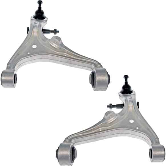 SET-RB521021 Front, Driver and Passenger Side, Lower Control Arm, With ball joint(s), Aluminum