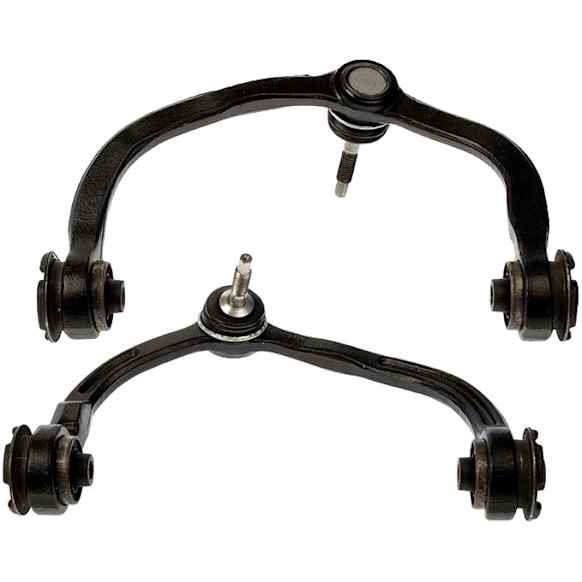 SET-RB521042 Front, Driver and Passenger Side, Upper Control Arm, With ball joint(s), Iron