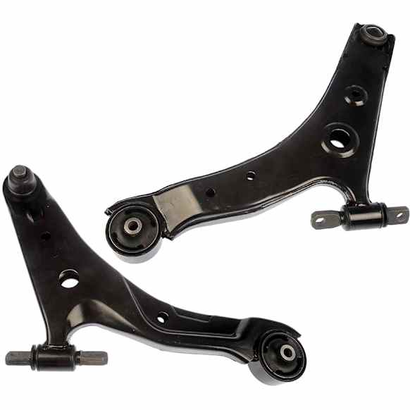 SET-RB521058 Front, Driver and Passenger Side, Lower Control Arm, With ball joint(s), Steel