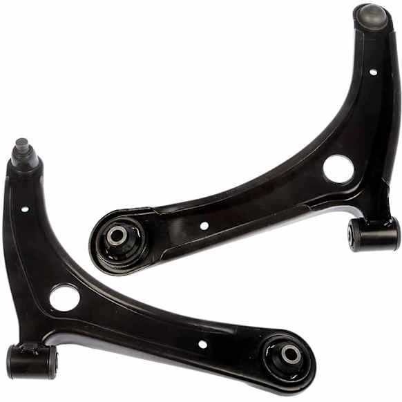 SET-RB521108 Front, Driver and Passenger Side, Lower Control Arm, With ball joint(s), Steel