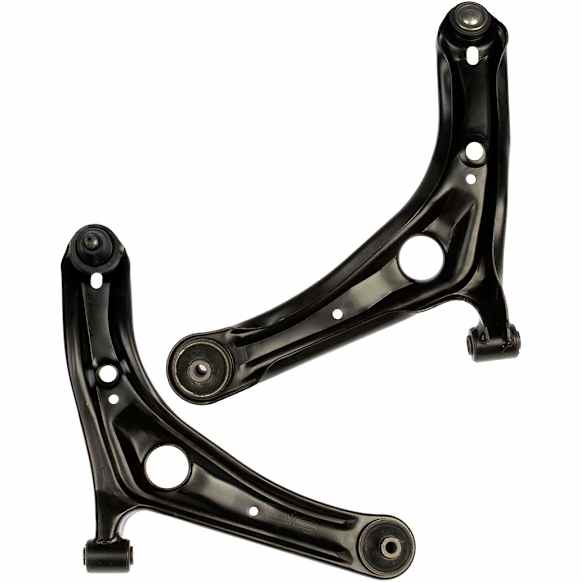 SET-RB521128 Front, Driver and Passenger Side, Lower Control Arm, With ball joint(s), Steel