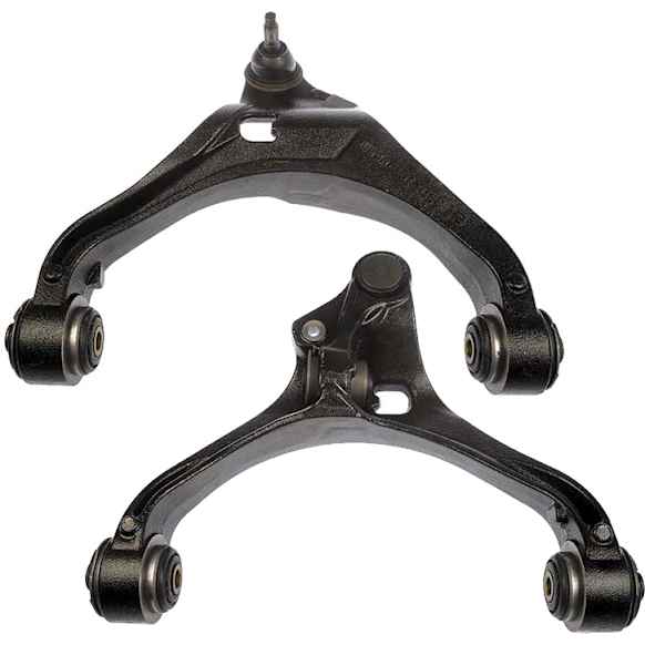 SET-RB521148 Front, Driver and Passenger Side, Lower Control Arm, With ball joint(s), Iron