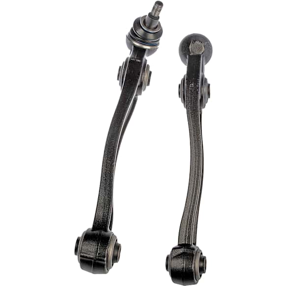 SET-RB521164 Front, Driver and Passenger Side, Lower, Rearward Control Arm, With ball joint(s), Iron