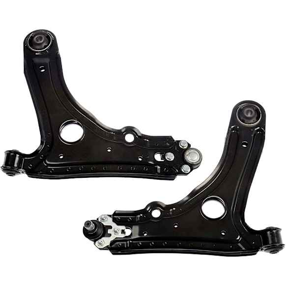 SET-RB521246 Front, Driver and Passenger Side, Lower Control Arm, With ball joint(s), Steel