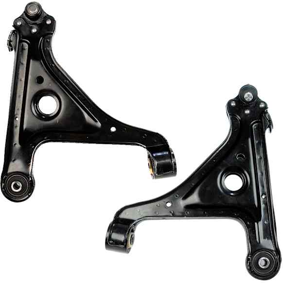 SET-RB521366 Front, Driver and Passenger Side, Lower Control Arm, With ball joint(s), Steel