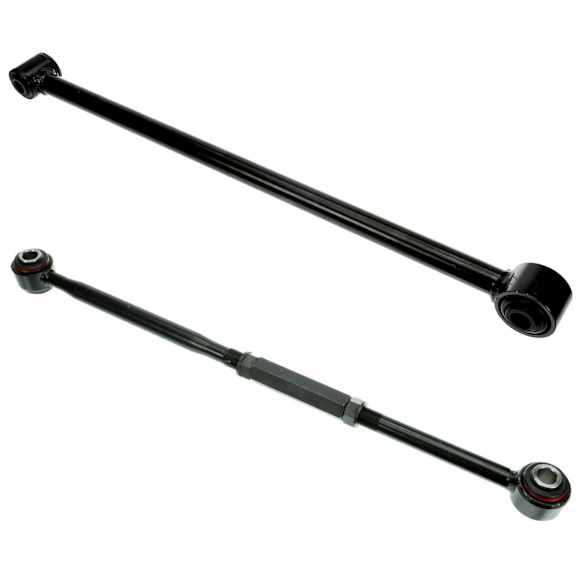 SET-RB521457 Rear, Driver Side, Lower, Rearward and Frontward Control Arm, Without ball joint(s), Steel, OE Solutions Series