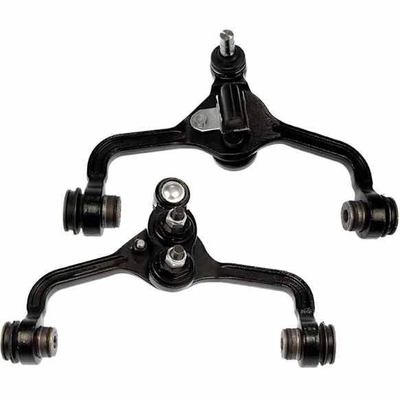 SET-RB521566 Front, Driver and Passenger Side, Upper Control Arm, Iron