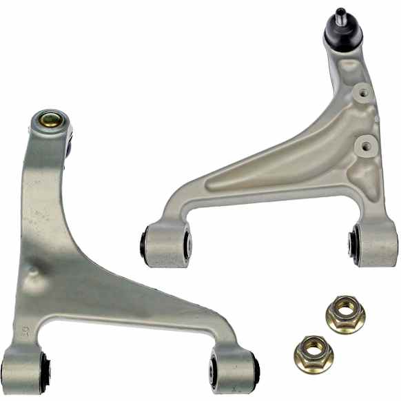 SET-RB521608 Rear, Driver and Passenger Side, Upper Control Arm, With ball joint(s), Coupe, Aluminum