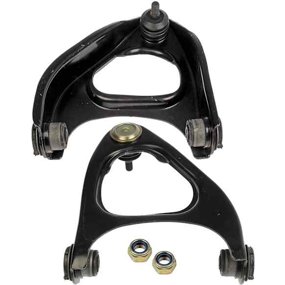 SET-RB521624 Rear, Driver and Passenger Side, Upper, Rearward Control Arm, With ball joint(s), Steel