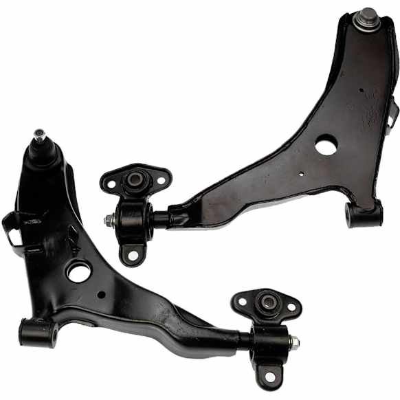 SET-RB521846 Front, Driver and Passenger Side, Lower Control Arm, With ball joint(s), Steel