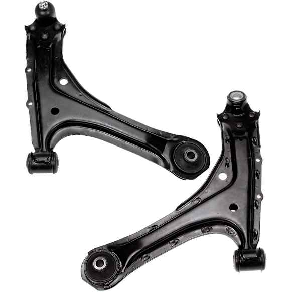 SET-RB521902 Front, Driver and Passenger Side, Lower Control Arm, With ball joint(s), Steel