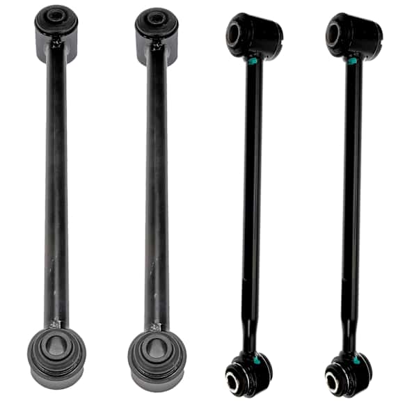 SET-RB521909-R Rear, Driver and Passenger Side, Lower, Frontward and Rearward Control Arm, Steel, OE Solutions Series