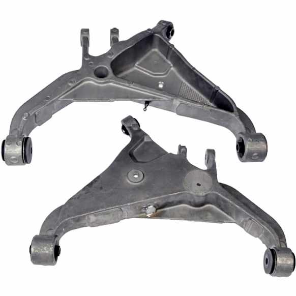 SET-RB521916 Rear, Driver and Passenger Side, Lower Control Arm, Without ball joint(s), Aluminum