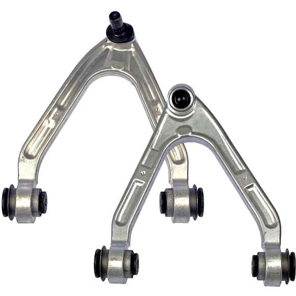 SET-RB521950 Front, Driver and Passenger Side, Upper Control Arm, With ball joint(s), Aluminum