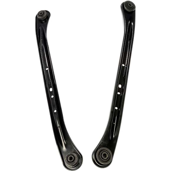 SET-RB521964-2 Rear, Driver and Passenger Side, Lower, Rearward Control Arm, Without ball joint(s), Sedan, Steel, OE Solutions Series