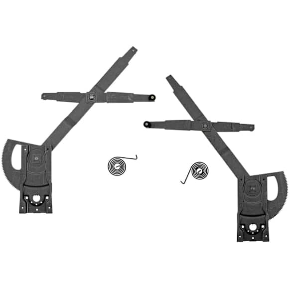 SET-RB740854-F Front, Driver and Passenger Side OE Solutions Series Power Window Regulator, Without Motor