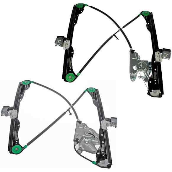 2007 Ford Focus - Front, Driver and Passenger Side Power Window Regulator, Without Motor, 5-Door, OE Solutions Series