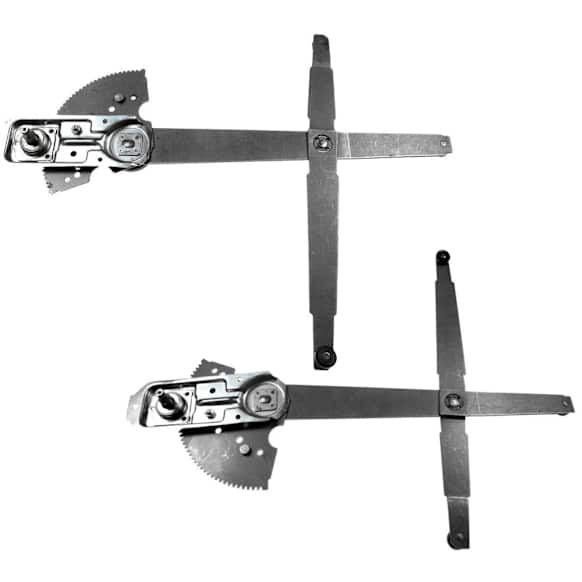 SET-RB749758-F Front, Driver and Passenger Side OE Solutions Series Manual Window Regulator, Hand-Crank Type