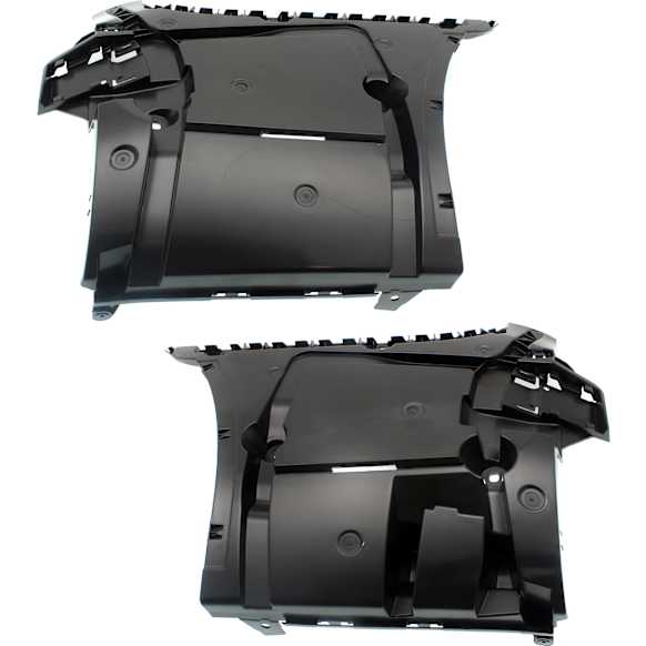 Rear, Driver and Passenger Side Bumper Brackets, For Models With M Package