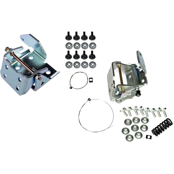 SET-RB924104-F Front, Passenger Side, Upper and Lower Door Hinge